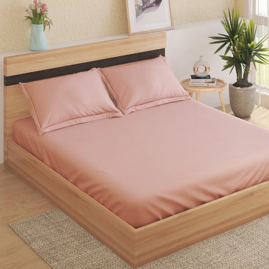 Juniper Prato Striped 3Pcs Queen Bedsheet Set