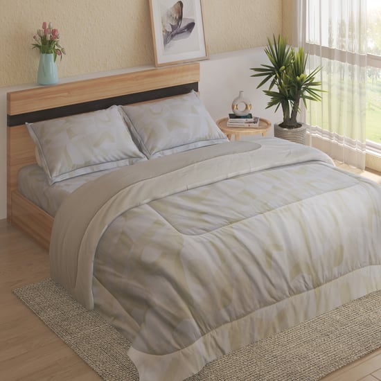 Scarlet Parker 4Pcs Printed Double Bed-In-A-Bag Set