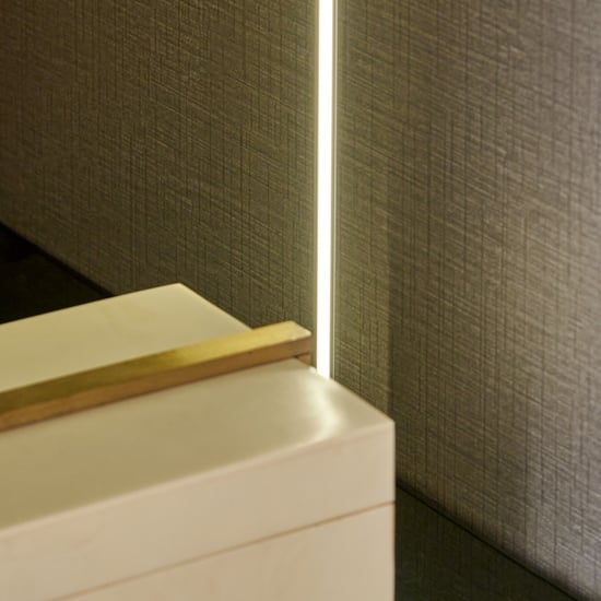 Tiffany 2-Door Wardrobe with Curio - Cream