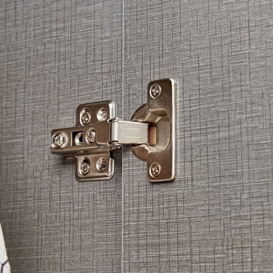 Tiffany 2-Door Wardrobe with Curio - Cream