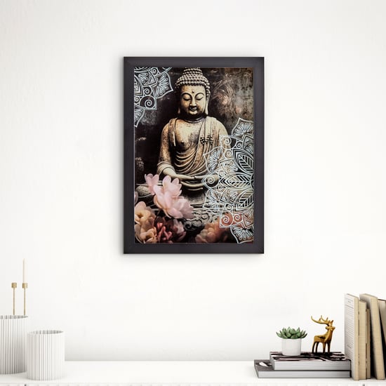 Spectrum Serene Buddha Print Picture Frame - 25x35cm
