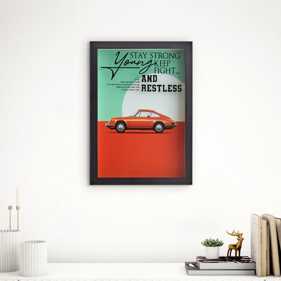 Spectrum Zippy Car Print Picture Frame - 25x35cm