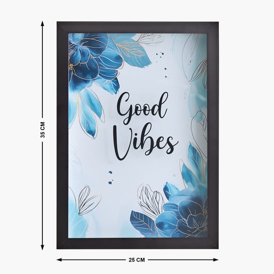 Spectrum Zippy Good Vibes Print Picture Frame - 25x35cm
