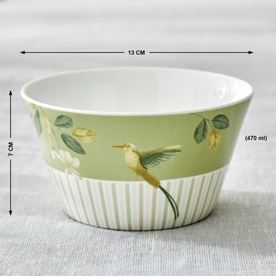 Mandarin Botanica Emily Set of 3 Bone China Printed Serving Bowl - 470ml