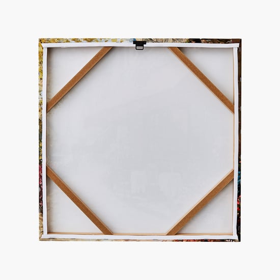 Brezza Set of 2 Canvas Coffee Shop Picture Frames - 50x50cm