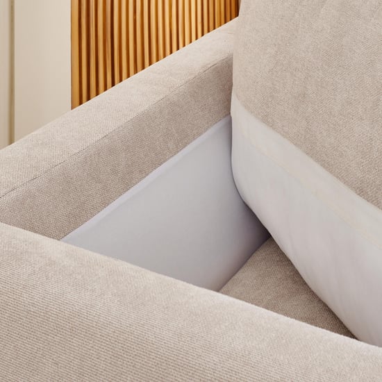 Andes NXT Fabric 3+2 Seater Sofa Set with Cushions - Beige