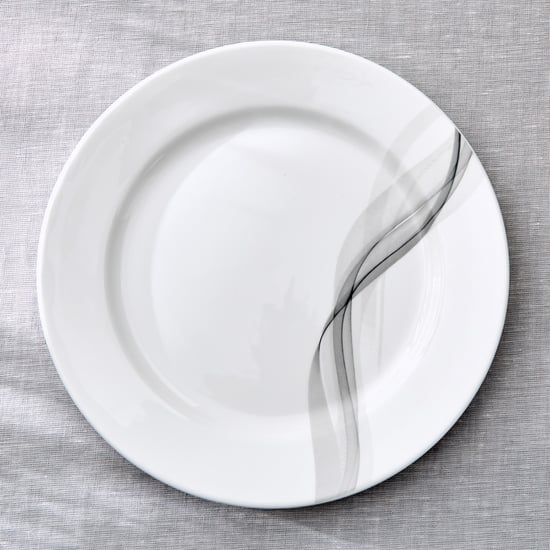 Lucas Helix Bone China Printed Dinner Plate - 27cm