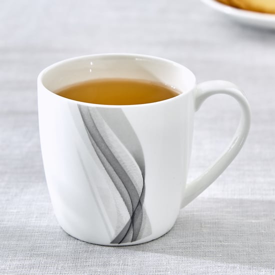 Heva Bone China Printed Coffee Mug - 240ml