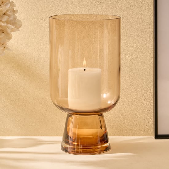 Acroma Est Hava Glass Hurricane Candle Holder