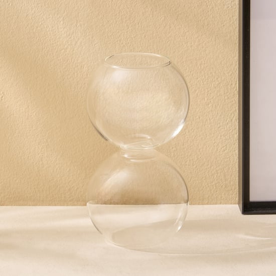 Acroma Est Hava Glass Double Curved Vase