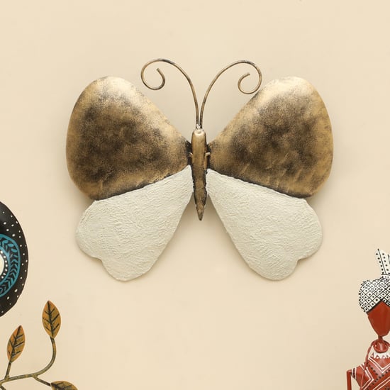 VEDAS Modern Minimalistic Metal Butterfly Wall Accent - Small