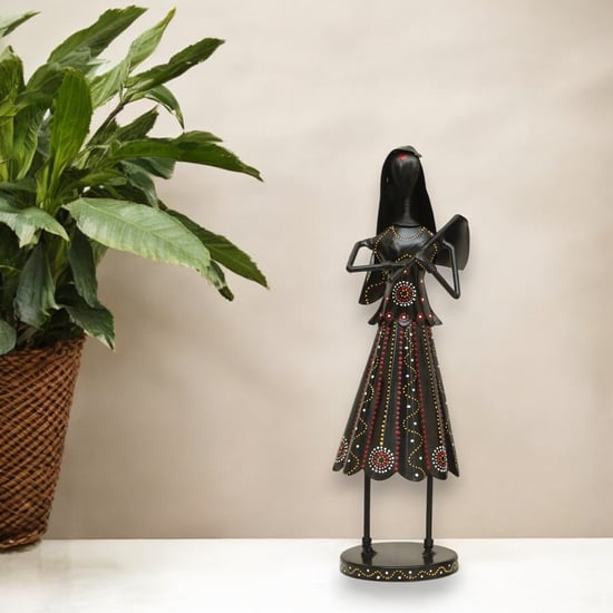 VEDAS Mystical Indiana Metal Woman Figurine