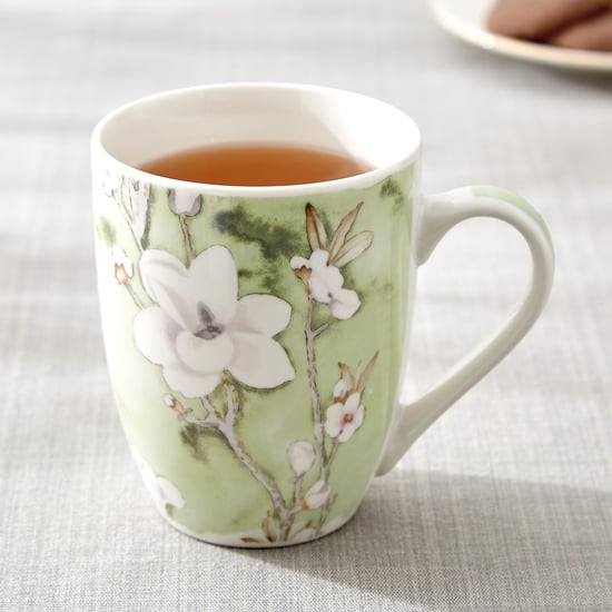 Colbert Bone China Printed Coffee Mug - 340ml