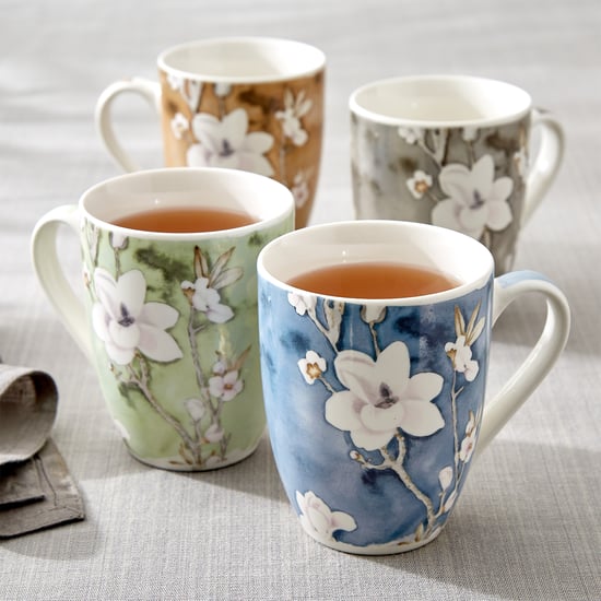 Colbert Bone China Printed Coffee Mug - 340ml