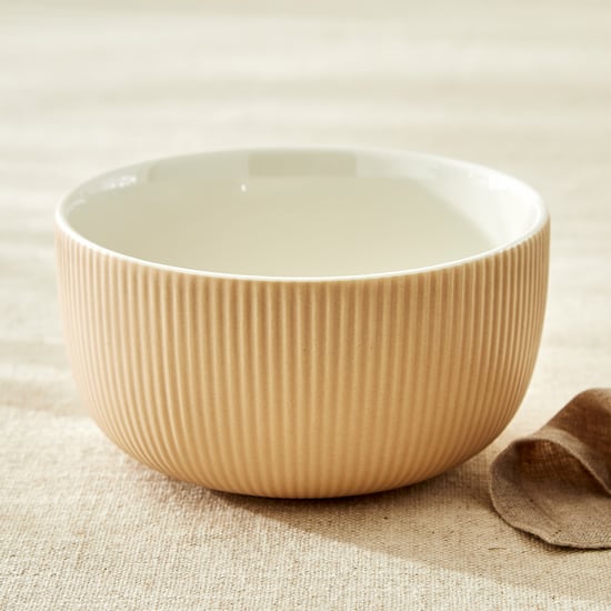 Calyx Bone China Ribbed Cereal Bowl - 570ml
