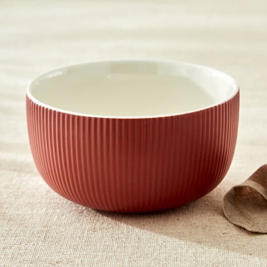 Calyx Bone China Ribbed Cereal Bowl - 570ml