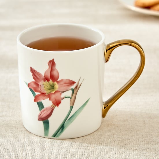 Criselle Bone China Floral Print Coffee Mug - 300ml