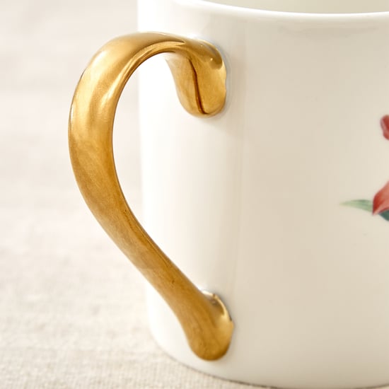 Criselle Bone China Floral Print Coffee Mug - 300ml