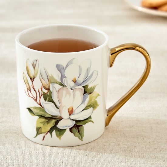 Criselle Bone China Floral Print Coffee Mug - 300ml