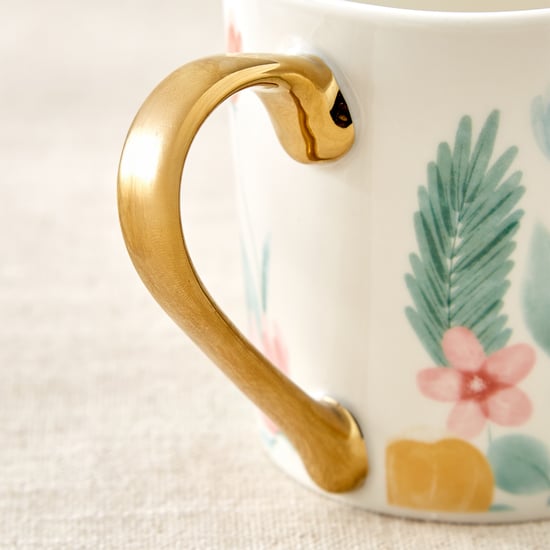 Criselle Bone China Floral Print Coffee Mug - 300ml