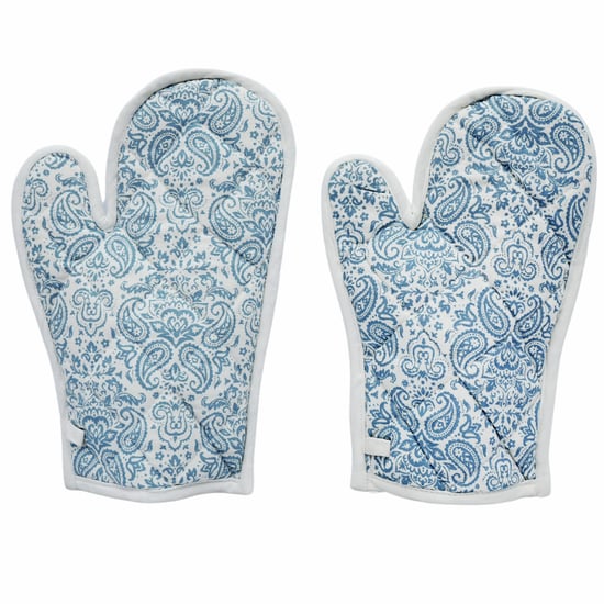 SWAYAM HTG Set of 2 Paisley Print Cotton Gloves