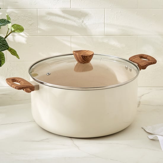 Chef's Pride Anillo Aluminium Casserole with Lid - 7.7L