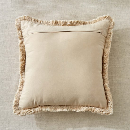 Ashville Palm Embroidered Cushion Cover - 40x40cm