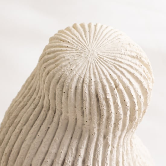 Acroma Est Huey Polyresin Ribbed Table Accent