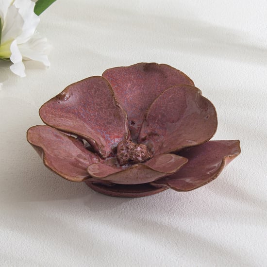 Windflower Fluer Ceramic Flower Table Accent