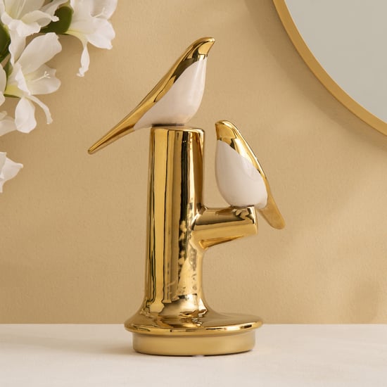 Canova Opt Aviora Ceramic Birds on a Branch Figurine