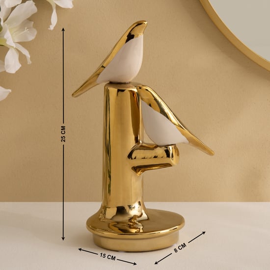 Canova Opt Aviora Ceramic Birds on a Branch Figurine