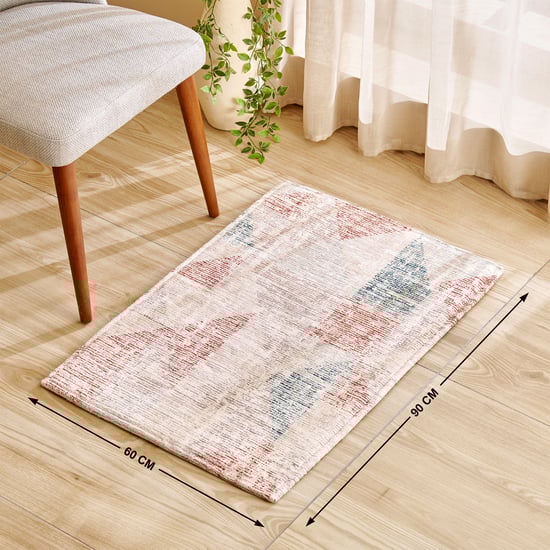 Exotica Prism Woven Dhurrie with Foam Backing - 90x60cm