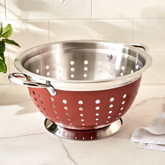 Terra Tales Levon Stainless Steel Colander with Handle
