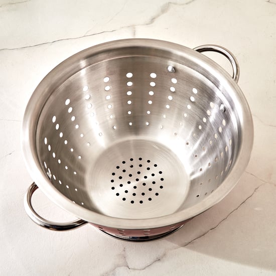 Terra Tales Levon Stainless Steel Colander with Handle