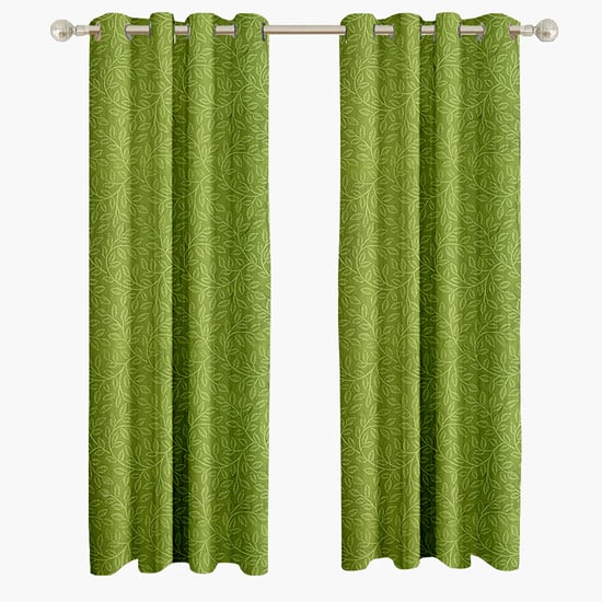 CORTINA Set of 2 Printed Light Filtering Door Curtains