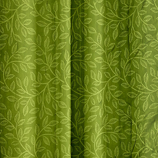 CORTINA Set of 2 Printed Light Filtering Door Curtains