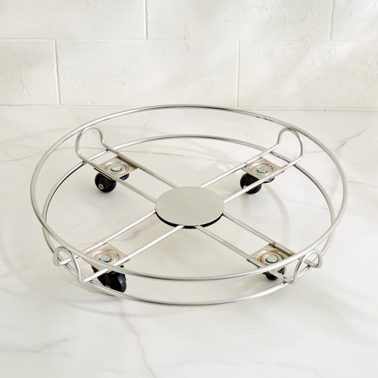 Glovia Corus Stainless Steel Cylinder Trolley