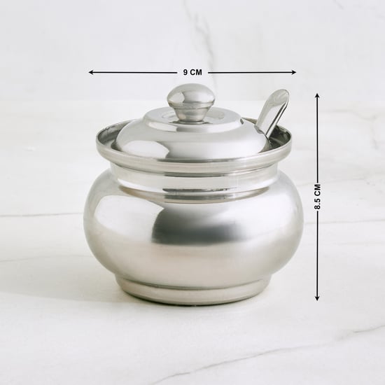 Glovia Corus Stainless Steel Ghee Pot - 300ml