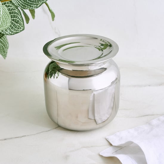 Glovia Corus Steel Lota with Lid - 580ml