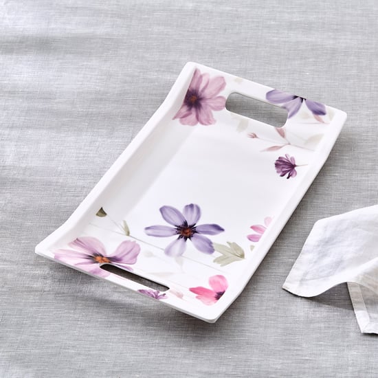 Meadows Mystic Garden Melamine Printed Serving Tray - 30.5x18cm