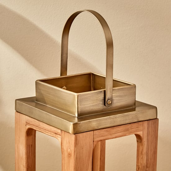 Driftwood Wooden Lantern - Large