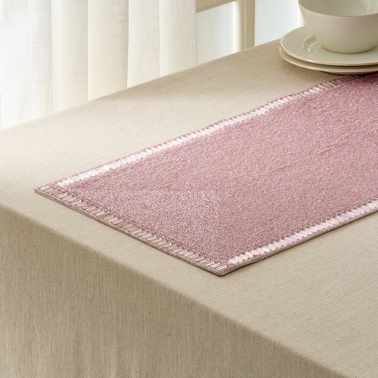 Drake Mystic Garden Beaded Table Runner