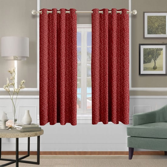 CORTINA Set of 2 Printed Light Filtering Window Curtains