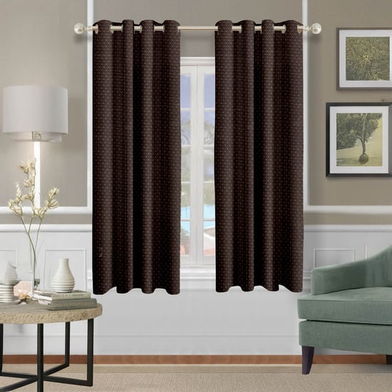 CORTINA Set of 2 Printed Light Filtering Window Curtains