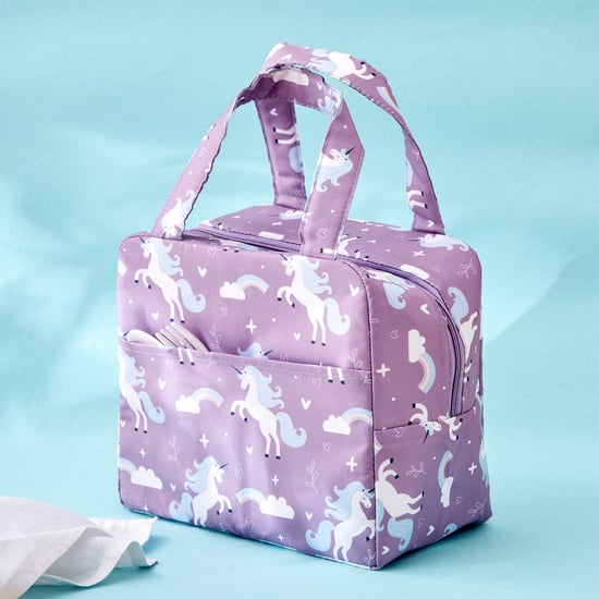 Back To School Feast Fabric Printed Lunch Bag
