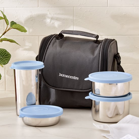 Korobka Taze 4Pcs Stainless Steel Lunch Box with Bag