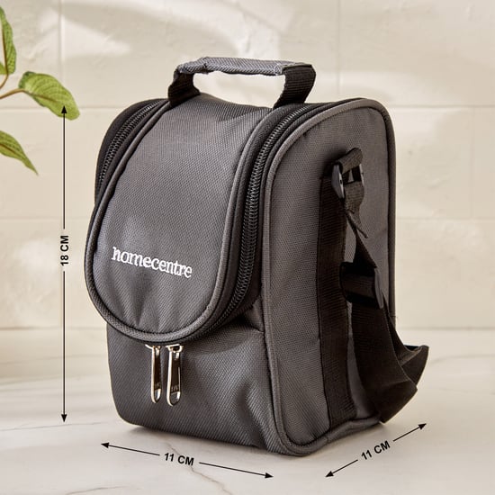 Korobka Taze Set of 3 Stainless Steel Lunch Boxes with Bag