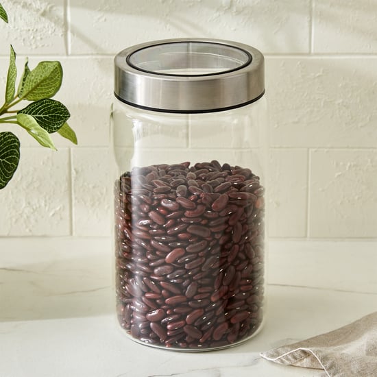 Palestine Lumina Borosilicate Glass Jar with Lid - 1820ml
