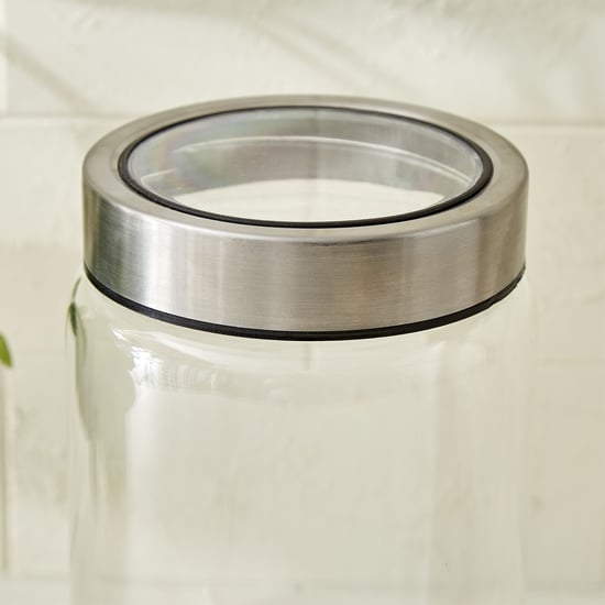 Palestine Lumina Borosilicate Glass Jar with Lid - 1820ml
