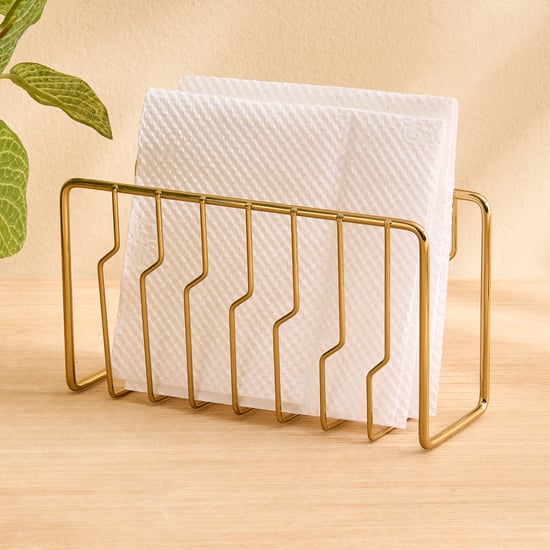 Regal Luxe Aurum Metal Tissue Holder - 14x5x8cm